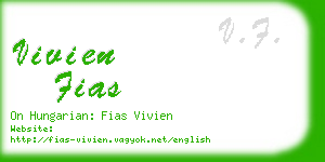 vivien fias business card